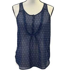 Gap Women's Sheer Star Print Tank Top Size S